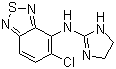 structure of CAS# 51322-75-9, Tizanidine