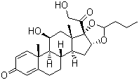 structure of CAS# 51333-22-3, 布地奈德