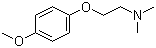 2-(4-Methoxyphenoxy)-N,N-dimethylethylamine molecular structure (CAS 51344-12-8)