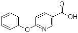 6-苯氧基烟酸分子结构 (CAS 51362-38-0)