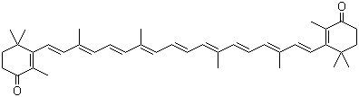 structure of CAS# 514-78-3, 角黄素