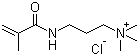 structure of CAS# 51410-72-1, [3-(Methacryloylamino)propyl]trimethylammonium chloride