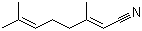 structure of CAS# 5146-66-7, 3,7-二甲基-2,6-辛二烯腈