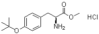 structure of CAS# 51482-39-4, (S)-2-氨基-3-(4-叔-丁氧基苯基)丙酸甲酯盐酸盐