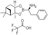 (3aS,4S,6S,7aR)-六氢-3a,5,5-三甲基-alpha-(苯甲基)-4,6-甲桥-1,3,2-苯并二氧硼烷-2-甲胺三氟乙酸盐分子结构 (CAS 514820-49-6)
