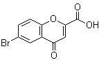 6-溴色原酮-2-羧酸分子结构 (CAS 51484-06-1)