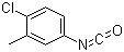 3-甲基-4-氯苯基异氰酸酯分子结构 (CAS 51488-20-1)