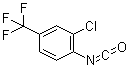 structure of CAS# 51488-22-3, 2-氯-4-(三氟甲基)苯基异氰酸酯