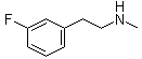 3-氟-N-甲基苯乙胺分子结构 (CAS 515137-48-1)