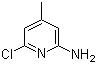structure of CAS# 51564-92-2, 2-氨基-6-氯-4-甲基吡啶