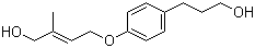 CAS # 51593-96-5, Cuspidiol, 4-[[(2E)-4-Hydroxy-3-methyl-2-butenyl]oxy]benzenepropanol
