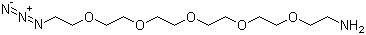 17-叠氮-3,6,9,12,15-五氧杂十七烷-1-胺分子结构 (CAS 516493-93-9)