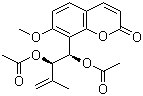 structure of CAS# 51650-59-0, Murrangatin diacetate