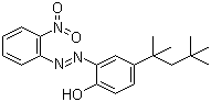 2-(2'-硝基苯偶氮)-4-叔辛基酚分子结构 (CAS 51656-57-6)