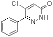 structure of CAS# 51660-08-3, 5-氯-6-苯基-3(2H)-哒嗪酮