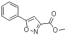 structure of CAS# 51677-09-9, 5-苯基-3-异恶唑羧酸甲酯