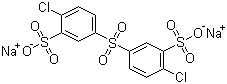 structure of CAS# 51698-33-0, Disodium 3,3'-sulfonylbis(6-chlorobenzenesulfonate)