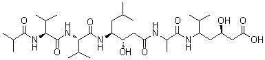 structure of CAS# 51724-57-3, Pepsinostreptin