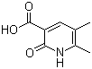 5,6-二甲基-3-羧基-2-吡啶酮分子结构 (CAS 51727-05-0)