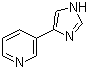 3-(1H-咪唑-4-基)吡啶分子结构 (CAS 51746-85-1)