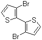3,3'-二溴-2,2'-联噻吩分子结构 (CAS 51751-44-1)