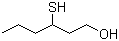 3-Mercaptohexanol molecular structure (CAS 51755-83-0)