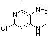 structure of CAS# 5176-95-4, 2-氯-N4,6-二甲基-4,5-嘧啶二胺