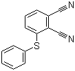 3-苯硫基邻苯二甲腈分子结构 (CAS 51762-68-6)