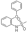 2'-苯氧基甲磺酰基苯胺分子结构 (CAS 51765-51-6)