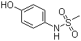 N-(4-羟基苯基)甲磺酰胺分子结构 (CAS 51767-39-6)
