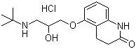 卡替洛尔盐酸盐分子结构 (CAS 51781-21-6)