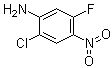 2-氯-5-氟-4-硝基苯胺分子结构 (CAS 517920-71-7)