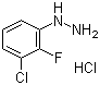3-氯-2-氟苯肼盐酸盐分子结构 (CAS 517920-75-1)