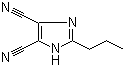 2-丙基-1H-咪唑-4,5-二甲腈分子结构 (CAS 51802-42-7)