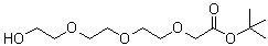 2-(2-(2-(2-羟基乙氧基)乙氧基)乙氧基)乙酸叔丁酯分子结构 (CAS 518044-31-0)