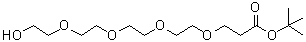 15-羟基-4,7,10,13-四氧杂十五烷酸叔丁酯分子结构 (CAS 518044-32-1)
