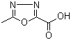 5-甲基-[1,3,4]恶二唑-2-甲酸分子结构 (CAS 518048-06-1)