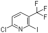 2-氯-5-三氟甲基-6-碘吡啶分子结构 (CAS 518057-64-2)