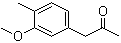 1-(3-甲氧基-4-甲基苯基)-2-丙酮分子结构 (CAS 51814-28-9)