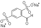 2-甲酰基-1,4-苯二磺酸二钠盐分子结构 (CAS 51818-11-2)