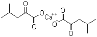 alpha-酮基亮氨酸钙盐分子结构 (CAS 51828-95-6)