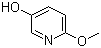 5-羟基-2-甲氧基吡啶分子结构 (CAS 51834-97-0)