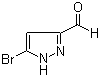 structure of CAS# 518357-37-4, 5-溴-1H-吡唑-3-甲醛