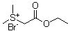 (乙氧羰基甲基)二甲基溴化锍分子结构 (CAS 5187-82-6)