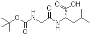 CAS 登录号：51871-42-2, N-[叔丁氧羰基]甘氨酰-L-亮氨酸