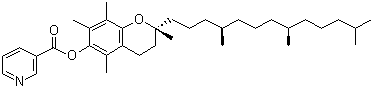 生育酚烟酸酯分子结构 (CAS 51898-34-1)