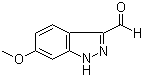 6-甲氧基-1H-吲唑-3-甲醛分子结构 (CAS 518987-37-6)