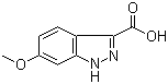 structure of CAS# 518990-36-8, 6-甲氧基-1H-吲唑-3-甲酸