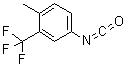 structure of CAS# 51903-64-1, 3-(三氟甲基)-4-甲基苯基异氰酸酯