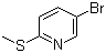 structure of CAS# 51933-78-9, 5-溴-2-(甲硫基)吡啶